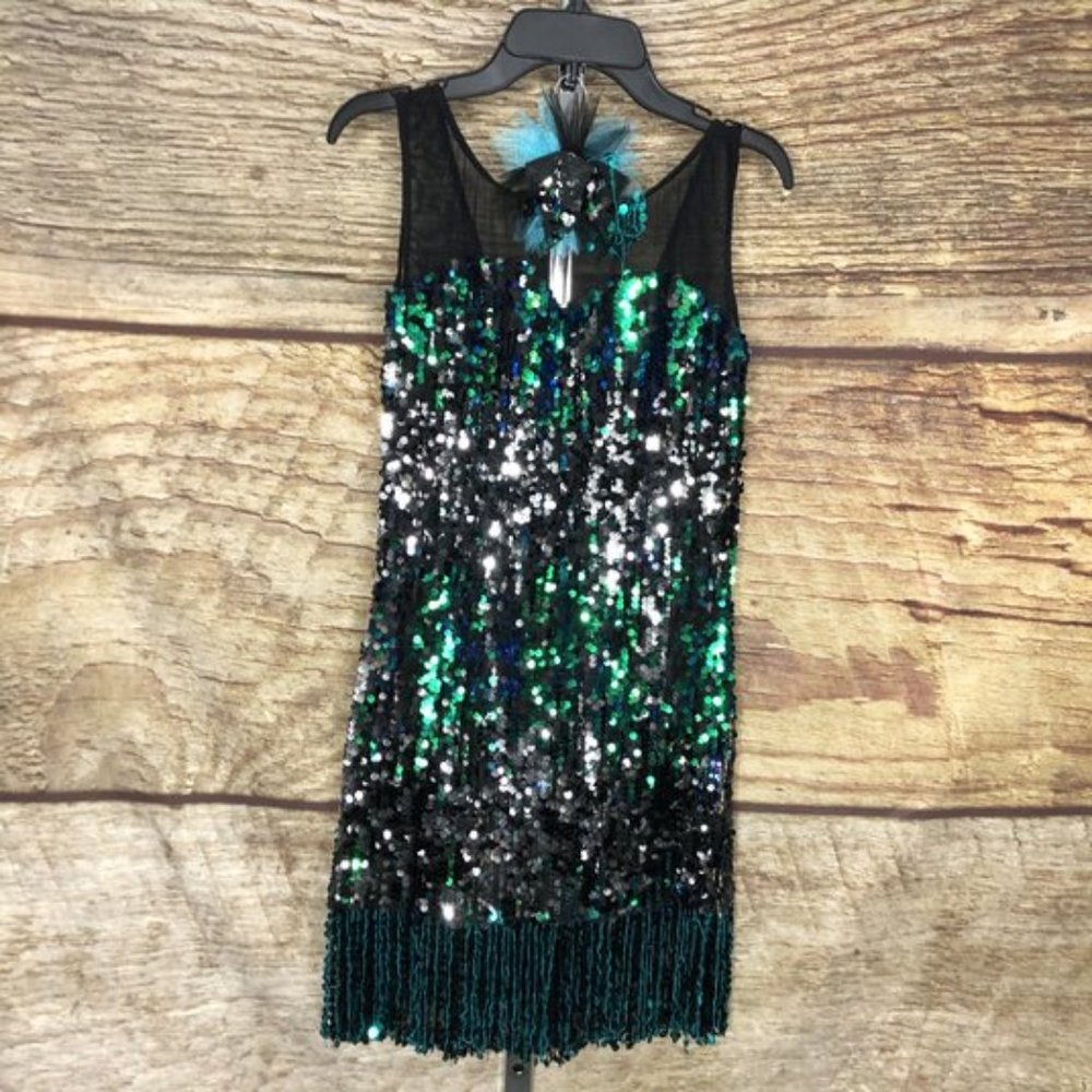 Curtain Call Costume Med Magic Powers Sequin Dress